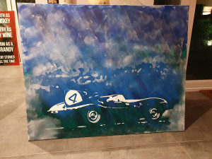 Jaguar d-type artwork