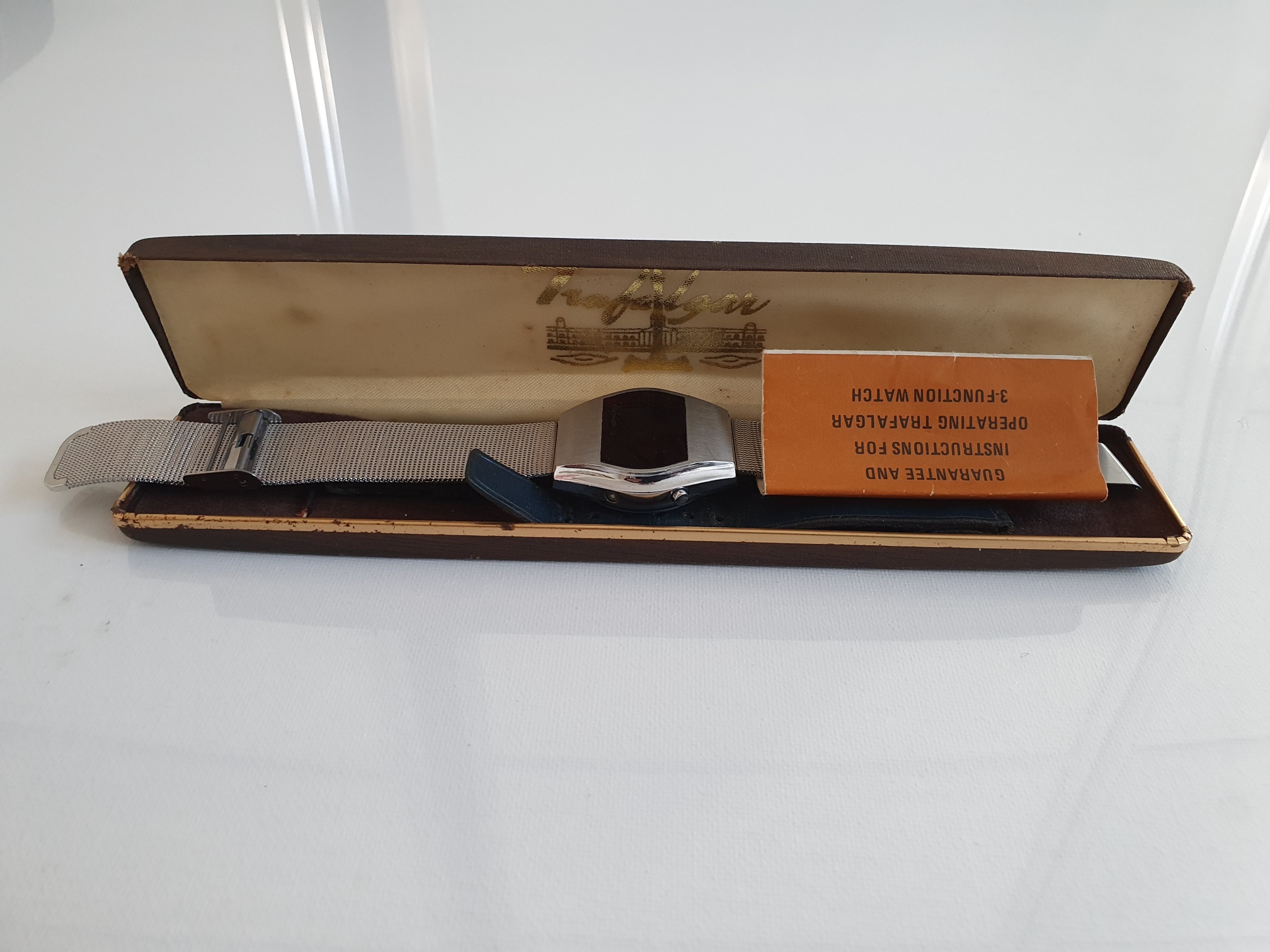 Trafalgar LED watch with box