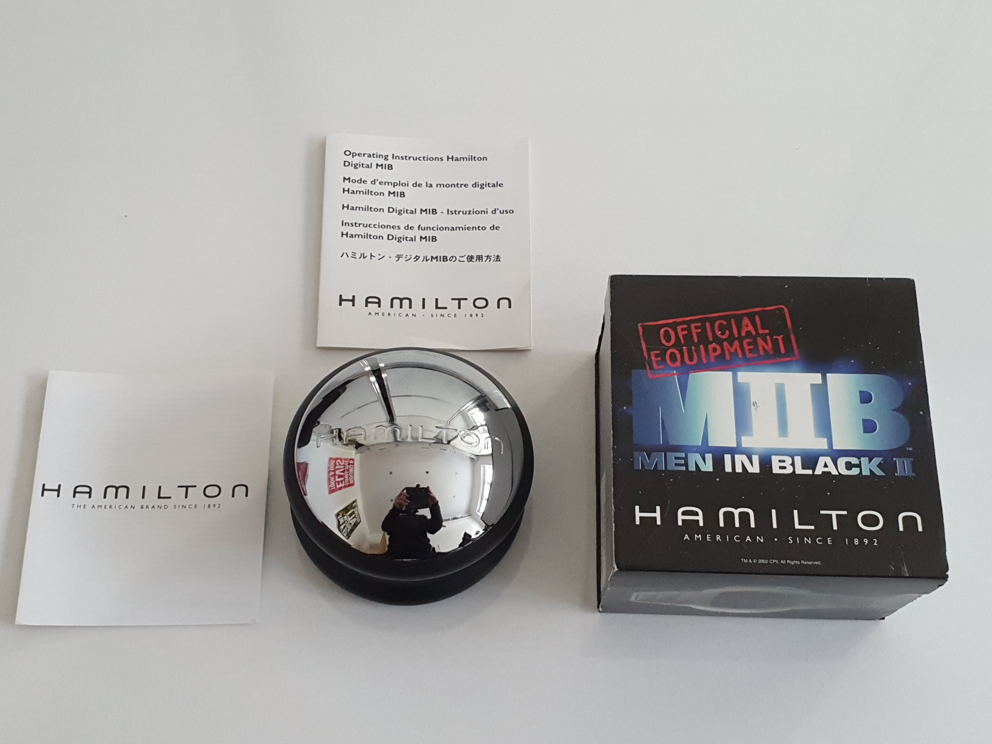 Men in Black Hamilton LCD watch.