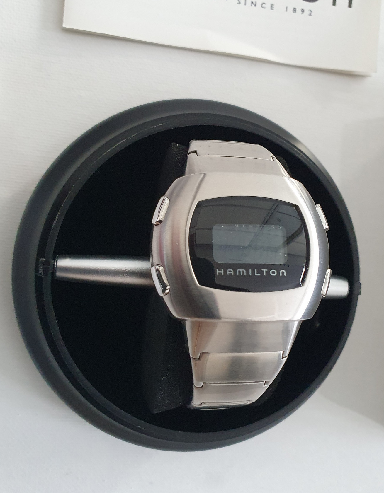Men in Black Hamilton LCD watch.