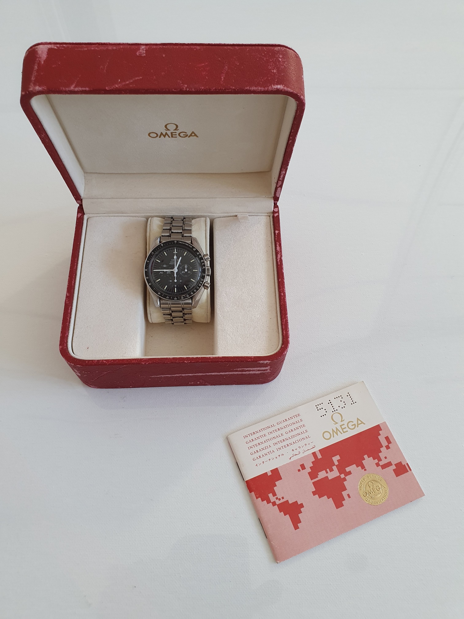 Omega Speedmaster with box and booklet